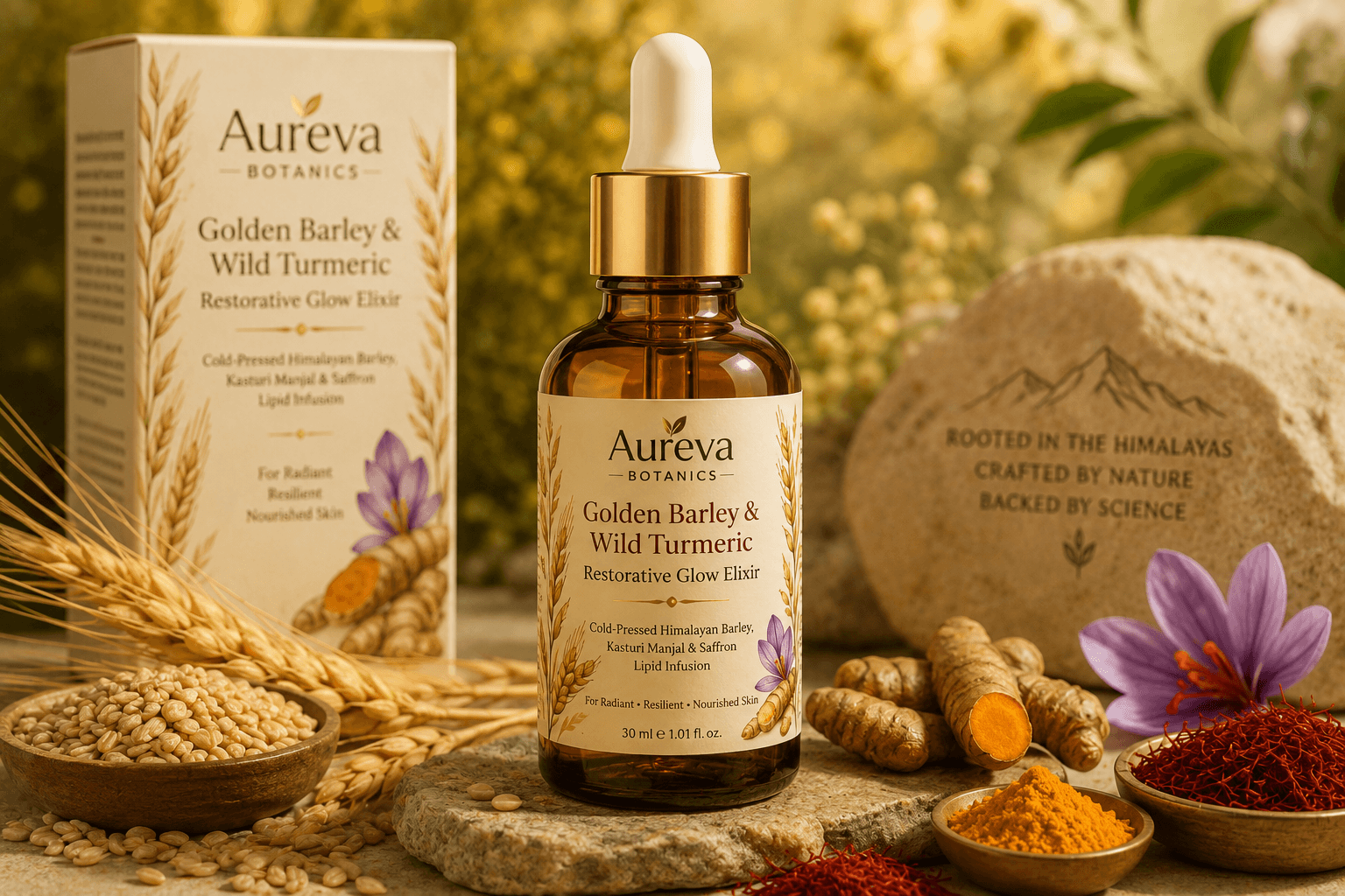 Golden Barley & Wild Turmeric Restorative Glow Elixir